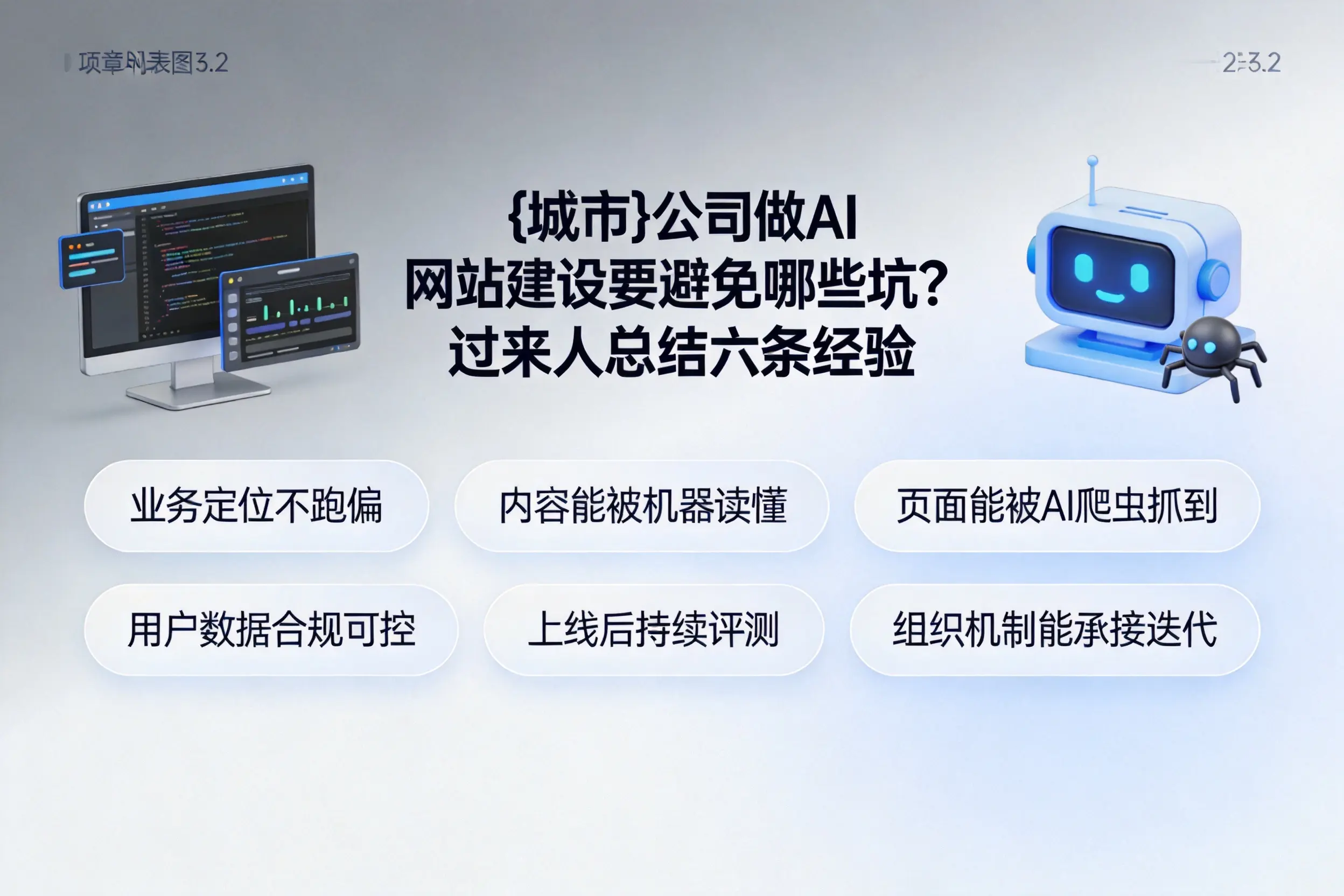 黑河公司做AI网站建设要避免哪些坑？过来人总结六条经验