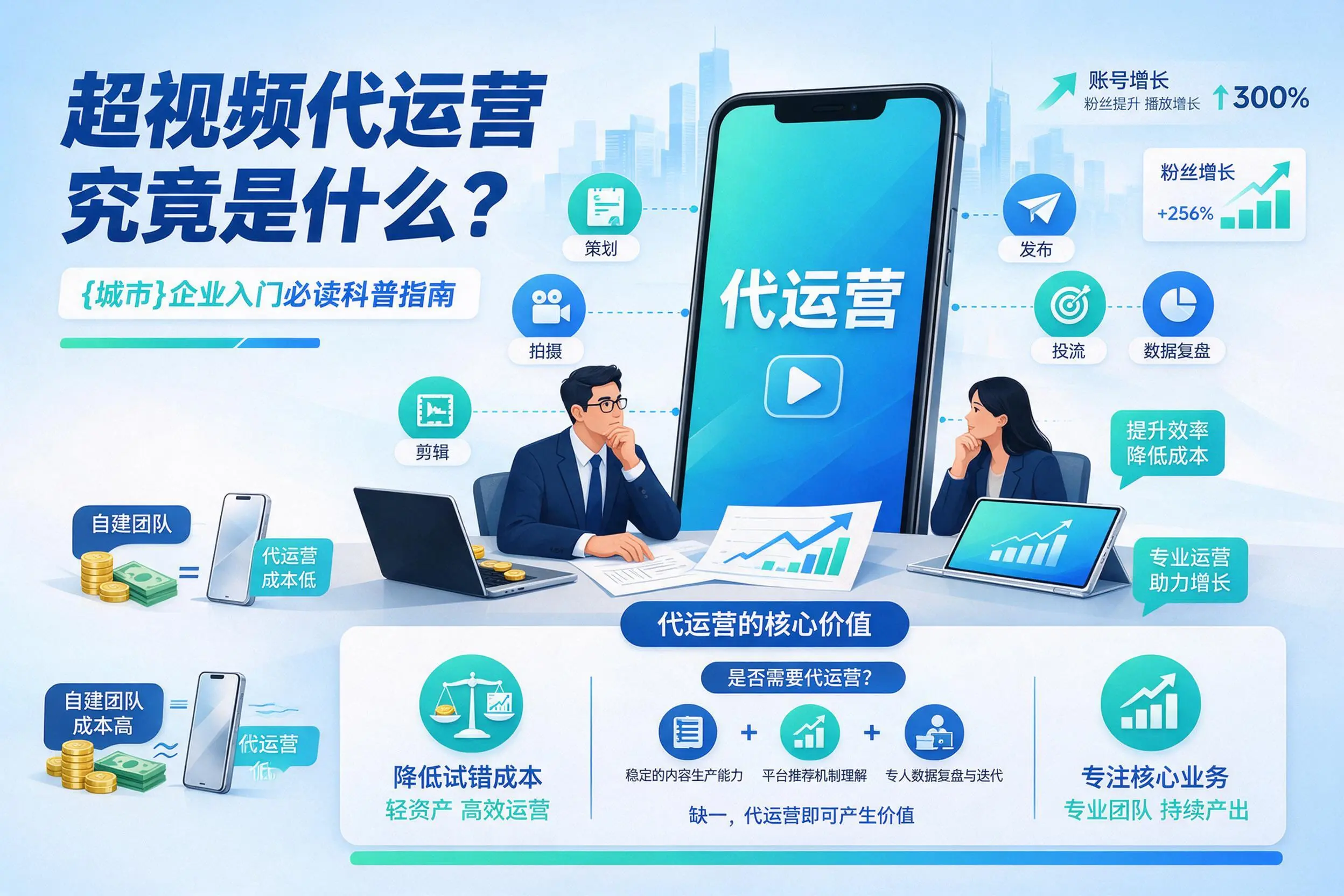 短视频代运营究竟是什么？黑河企业入门必读科普指南