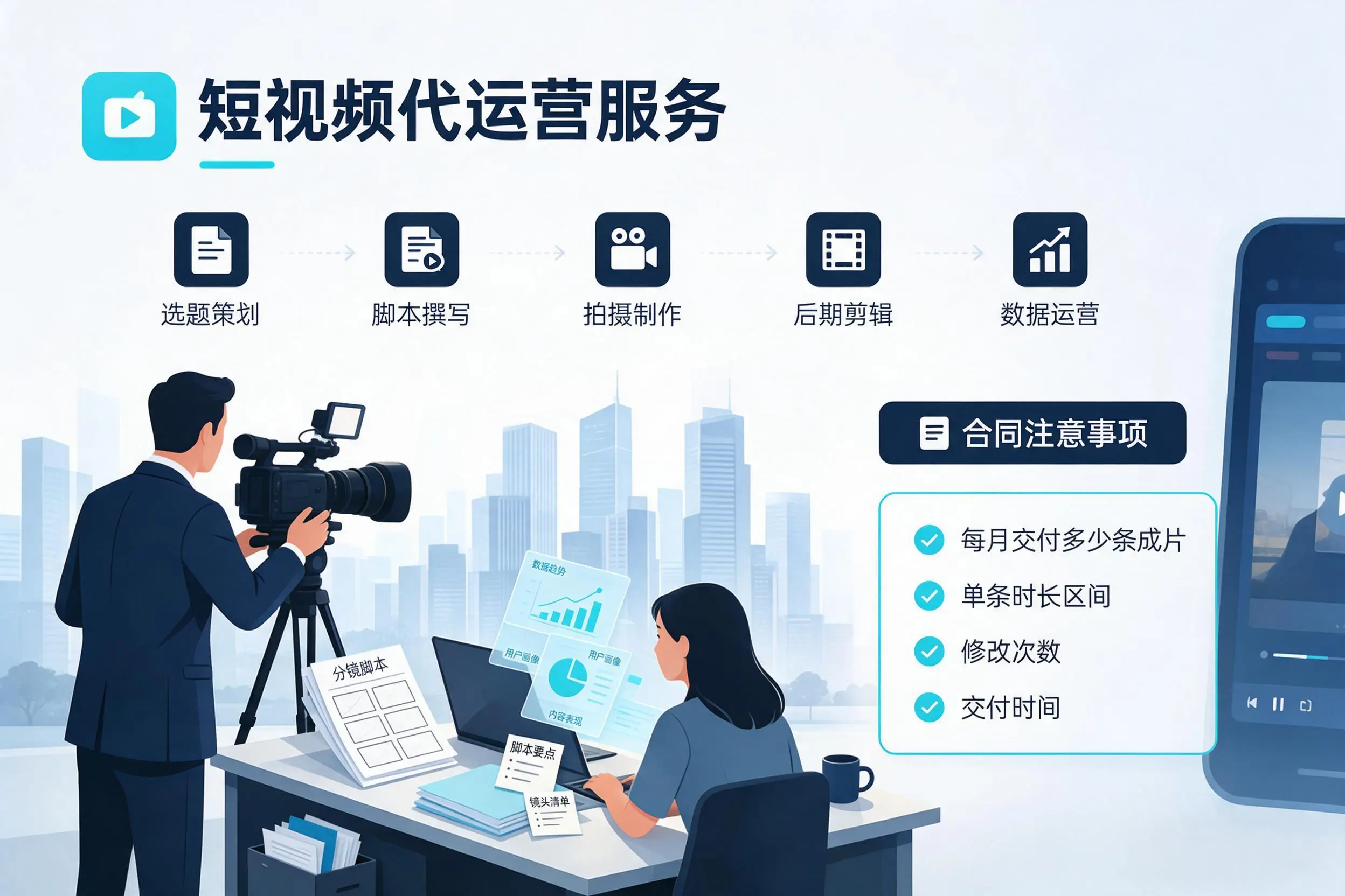 短视频代运营包含哪些服务?黑河企业常见问题科普