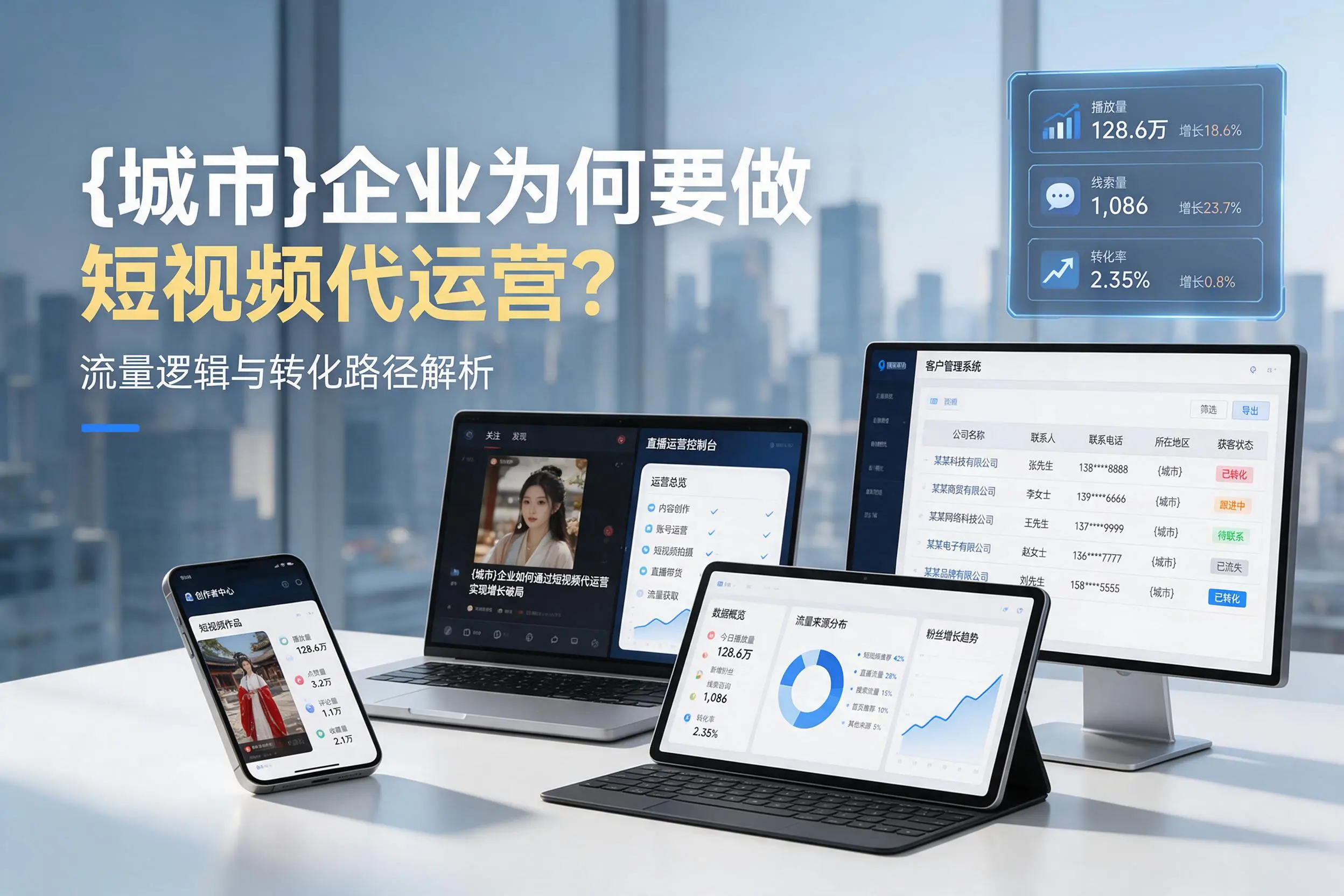 黑河企业为何要做短视频代运营？流量逻辑与转化路径解析