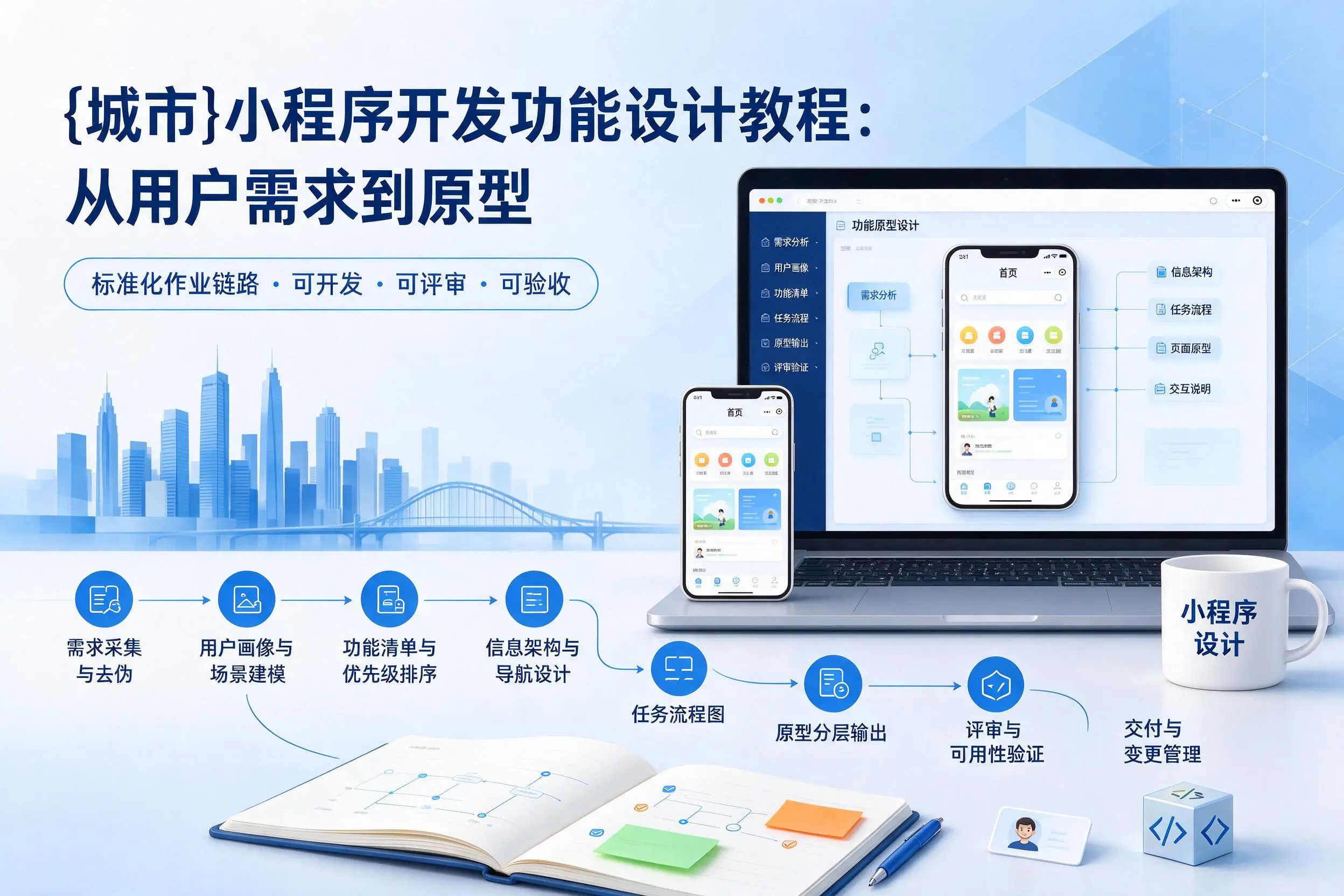 黑河小程序开发功能设计教程：从用户需求到原型