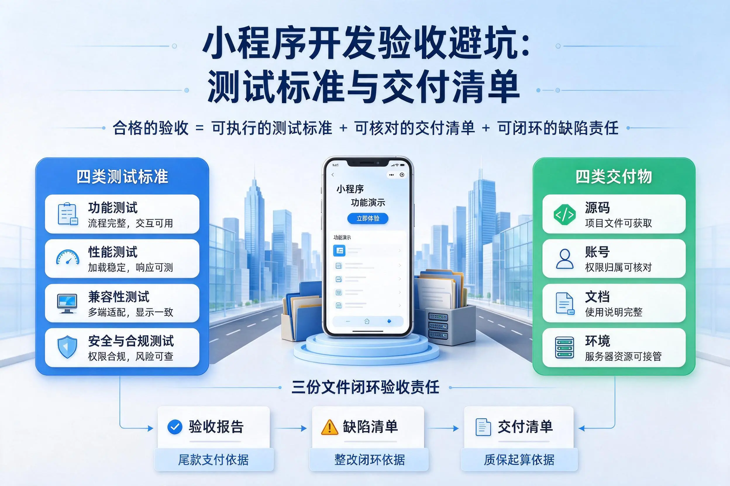 黑河小程序开发验收避坑：测试标准与交付清单