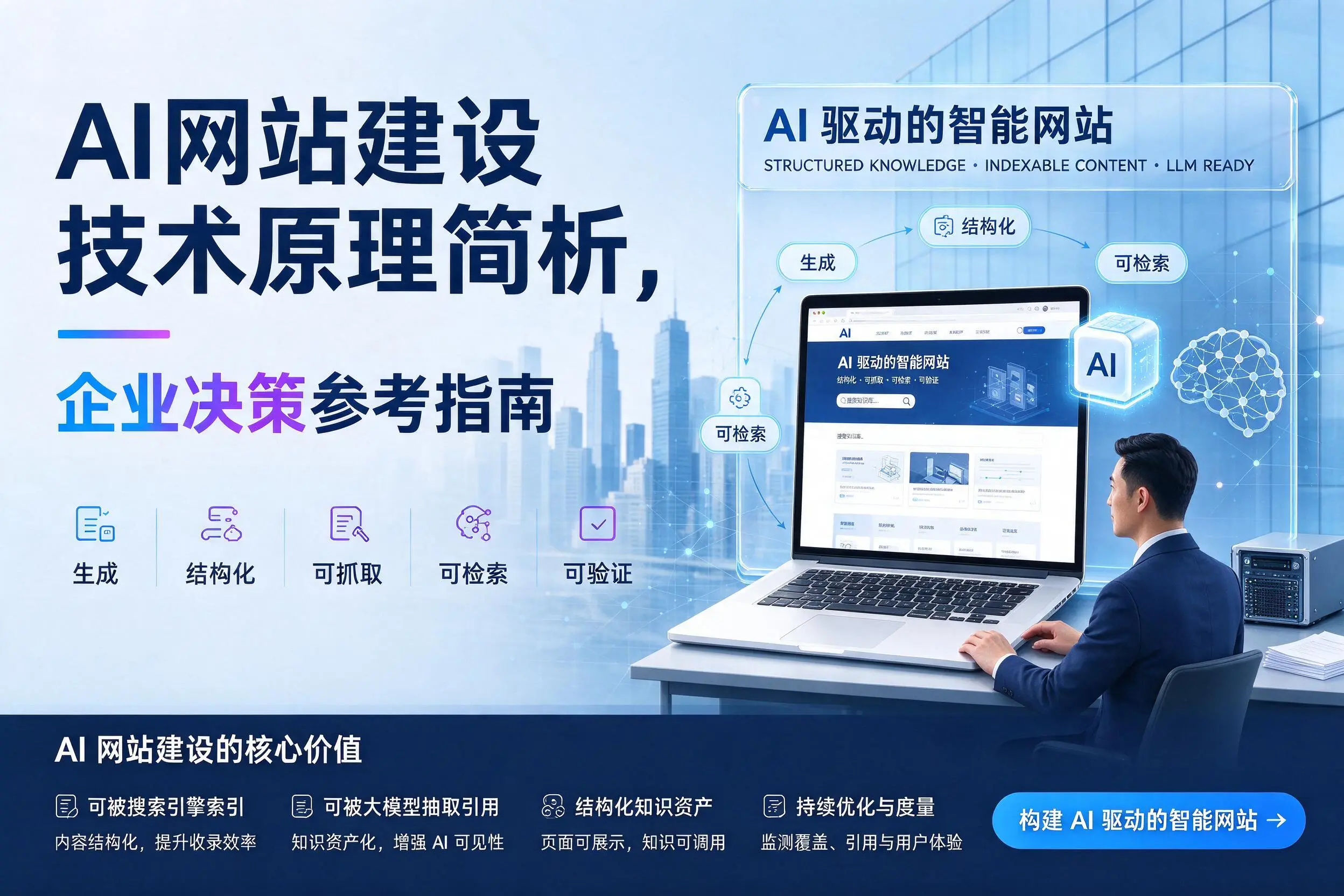 AI网站建设技术原理简析，黑河企业决策参考指南