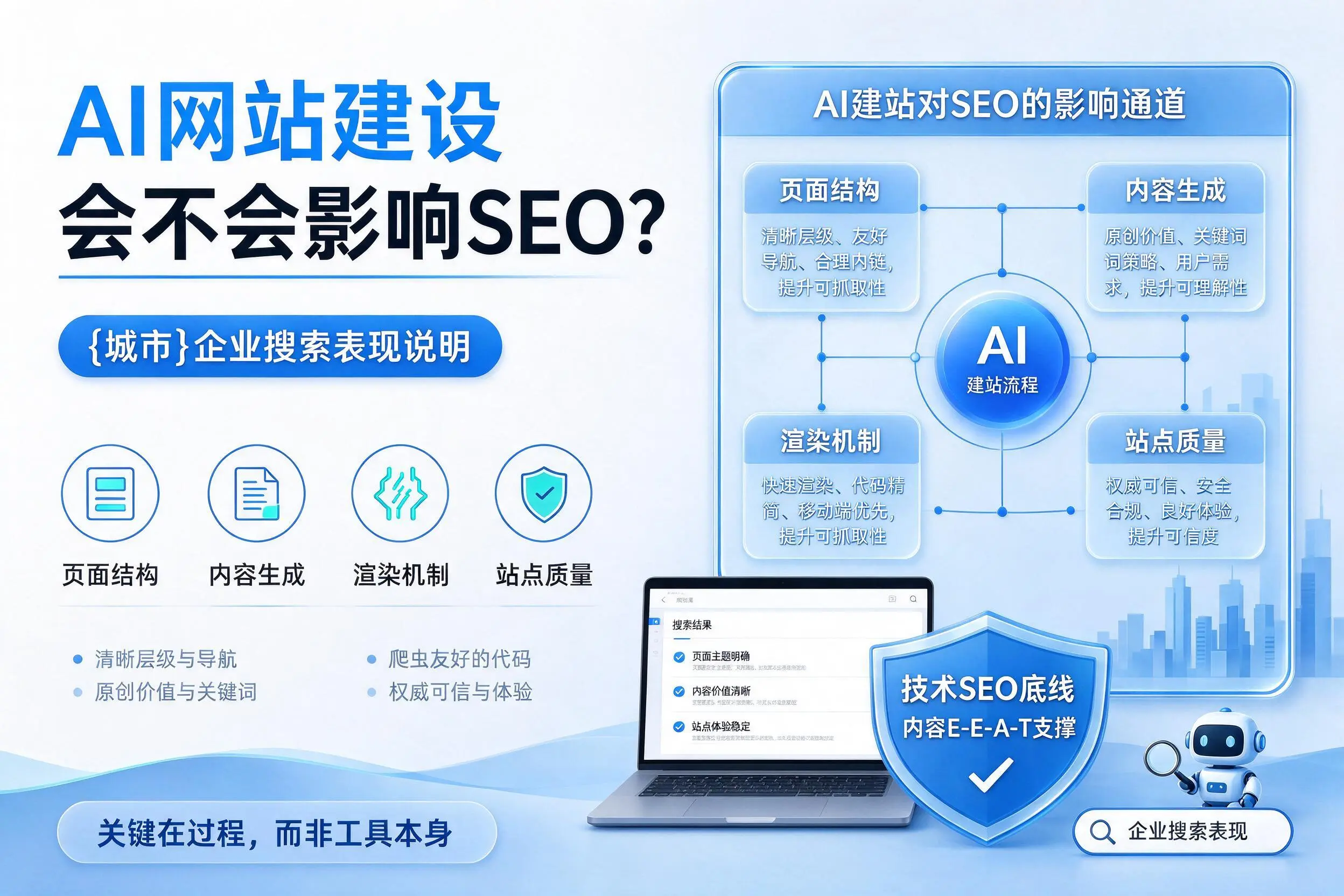 AI网站建设会不会影响SEO？黑河企业搜索表现说明