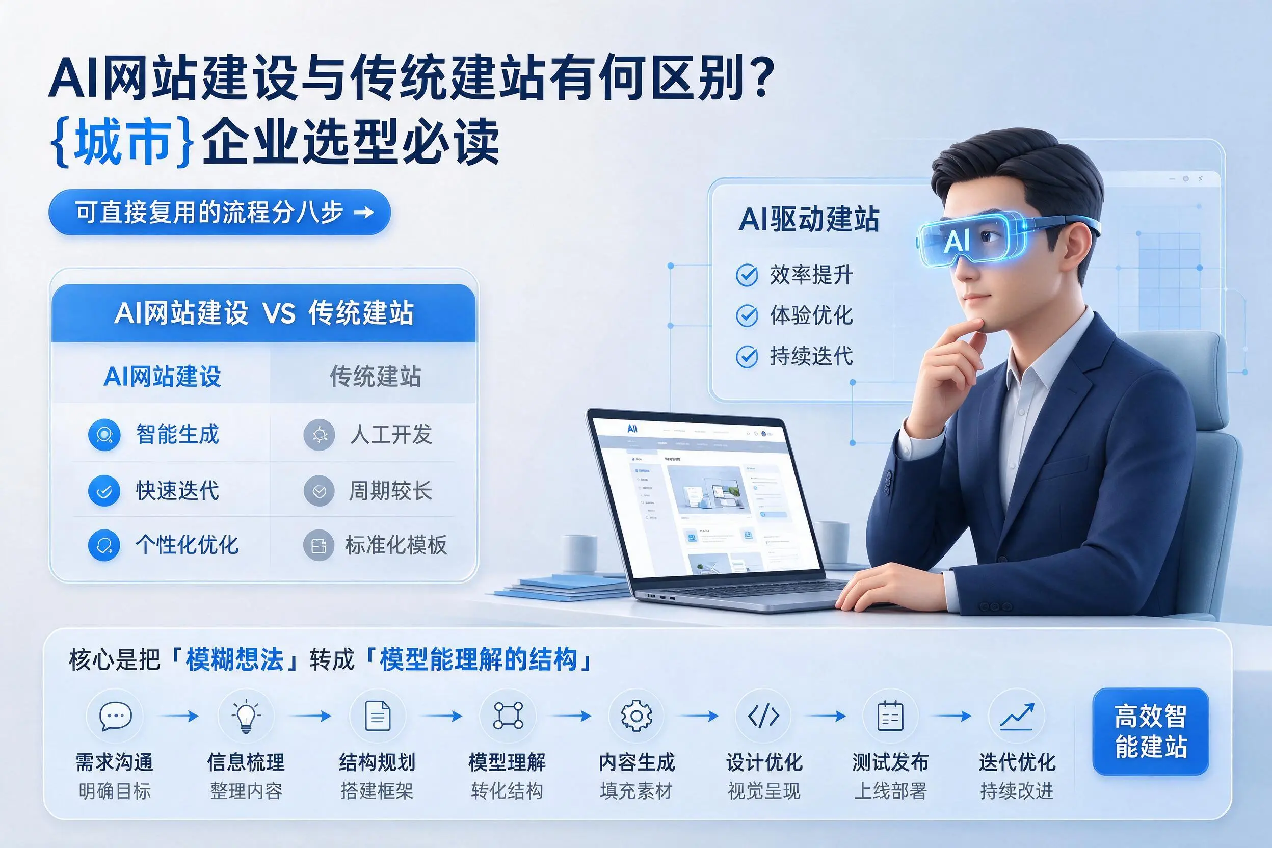 AI网站建设与传统建站有何区别？黑河企业选型必读