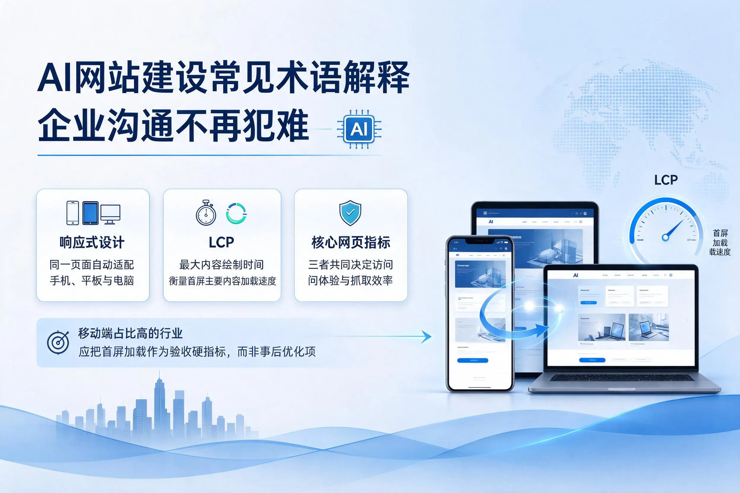 AI网站建设常见术语解释,黑河企业沟通不再犯难